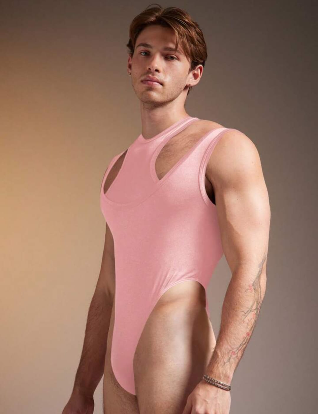 Blush Cutout Performance Bodysuit
